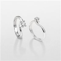 Anello Giorgio Visconti Donna in Oro bianco Diamante AB15555D